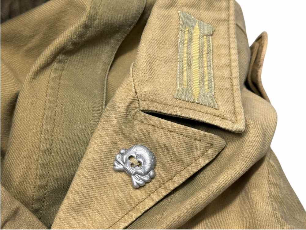 WW2 German DAK Afrika Korps Uniform Tunic Shorts WWII Jacket panzer skull  -img-14