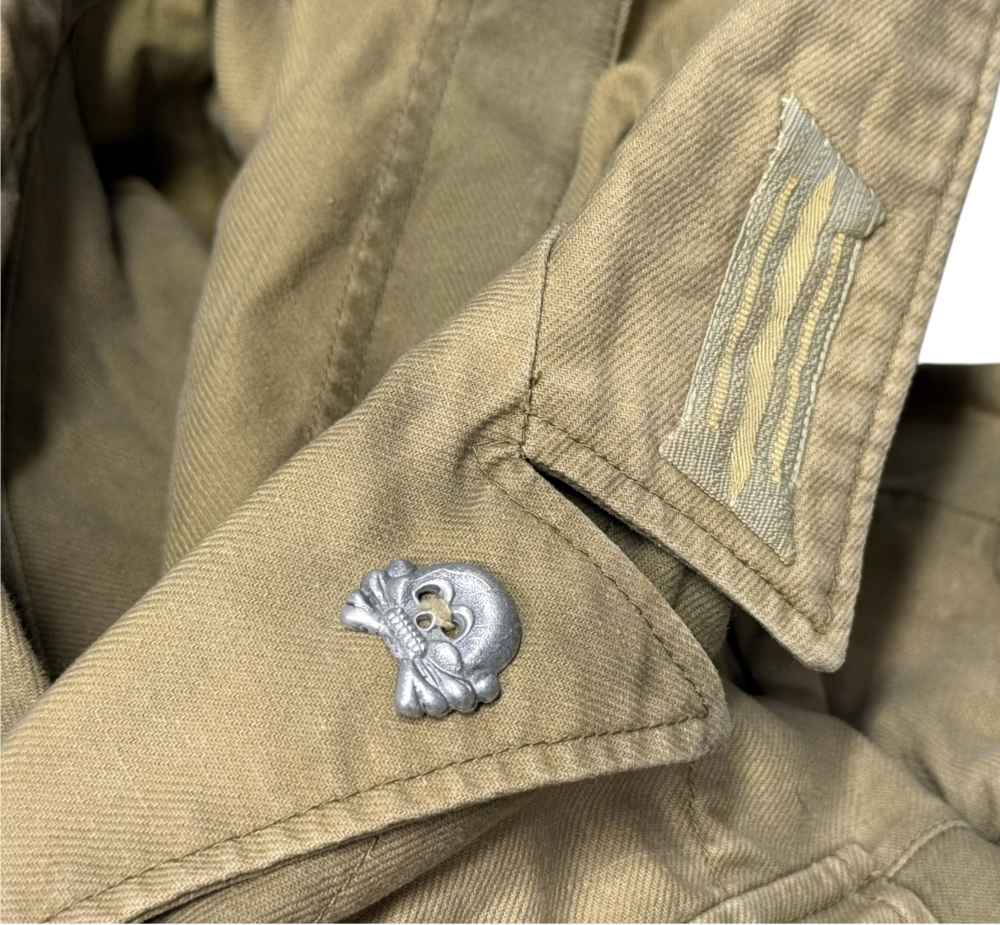 WW2 German DAK Afrika Korps Uniform Tunic Shorts WWII Jacket panzer skull  -img-12