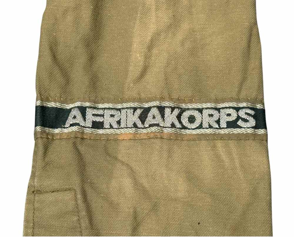 WW2 German DAK Afrika Korps Uniform Tunic Shorts WWII Jacket panzer skull  -img-33