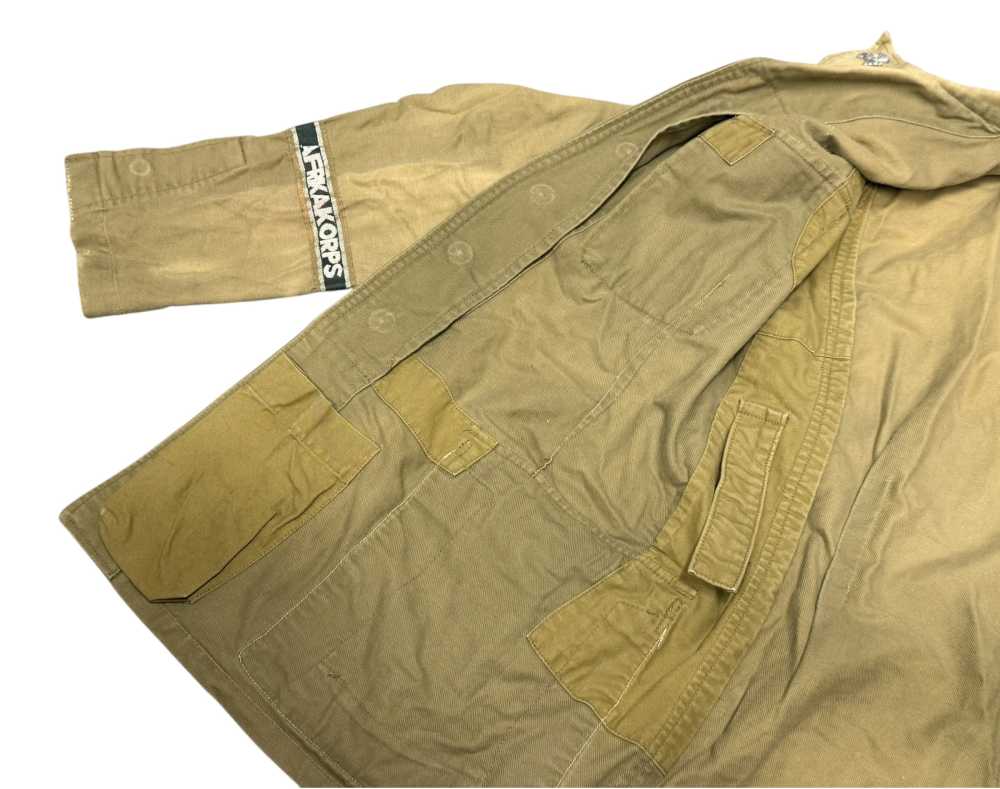 WW2 German DAK Afrika Korps Uniform Tunic Shorts WWII Jacket panzer skull  -img-40