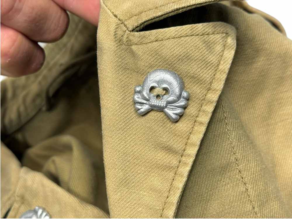 WW2 German DAK Afrika Korps Uniform Tunic Shorts WWII Jacket panzer skull  -img-15