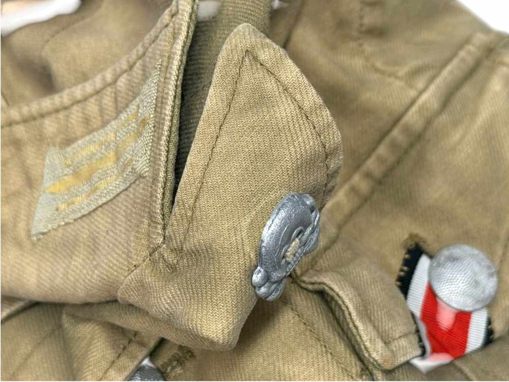 WW2 German DAK Afrika Korps Uniform Tunic Shorts WWII Jacket panzer skull  -img-17
