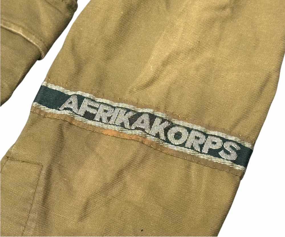 WW2 German DAK Afrika Korps Uniform Tunic Shorts WWII Jacket panzer skull  -img-32