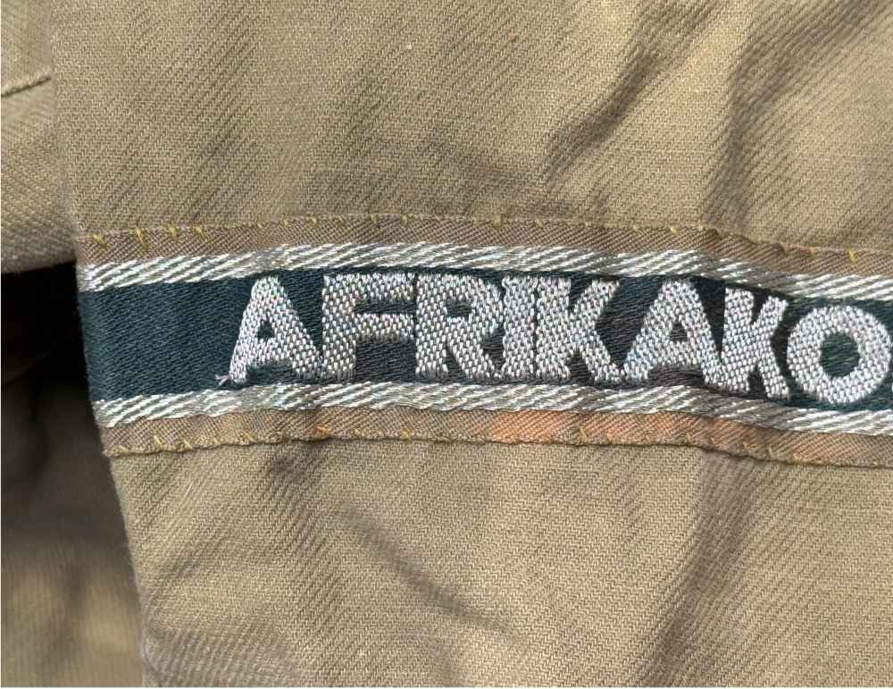 WW2 German DAK Afrika Korps Uniform Tunic Shorts WWII Jacket panzer skull  -img-34