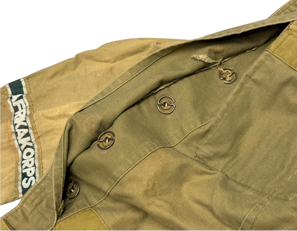 WW2 German DAK Afrika Korps Uniform Tunic Shorts WWII Jacket panzer skull  -img-41