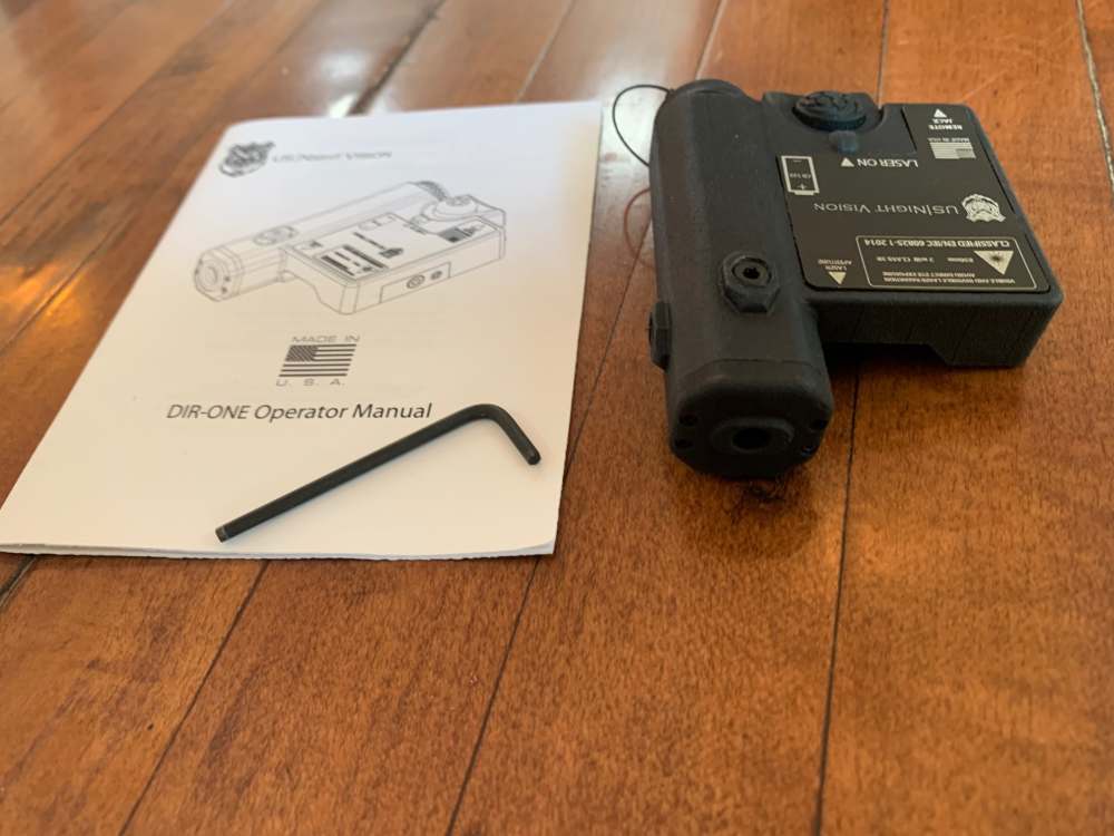 US Night Vision DIR-ONE Single Beam IR/Infrared Laser Aiming Device-img-0