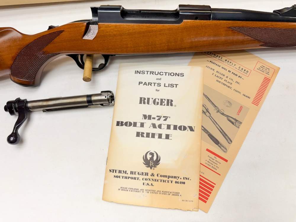 NIB Rare 1976 Ruger M77 ST 270 Winchester 22" Barrel Round Top Tang Safety-img-2