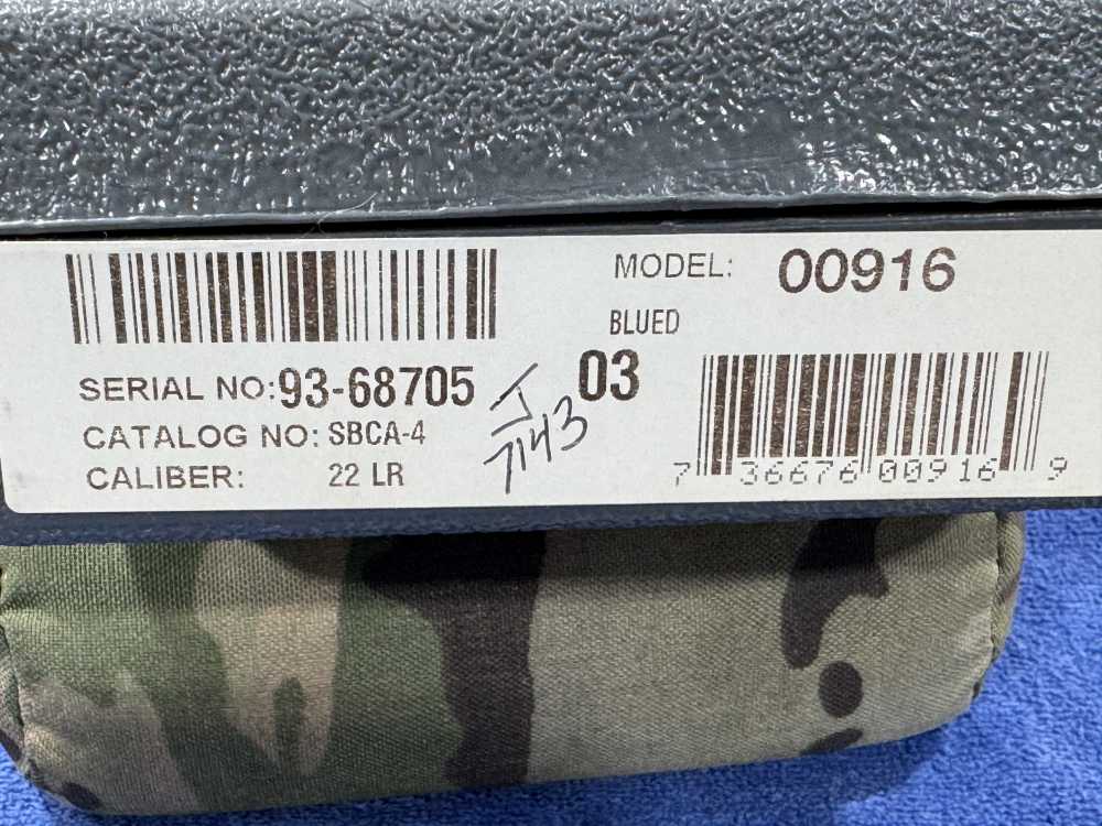RUGER BEARCAT 22 LR BLUED STEEL NEW IN BOX UNFIRED MODEL 00916 (J-23)-img-3