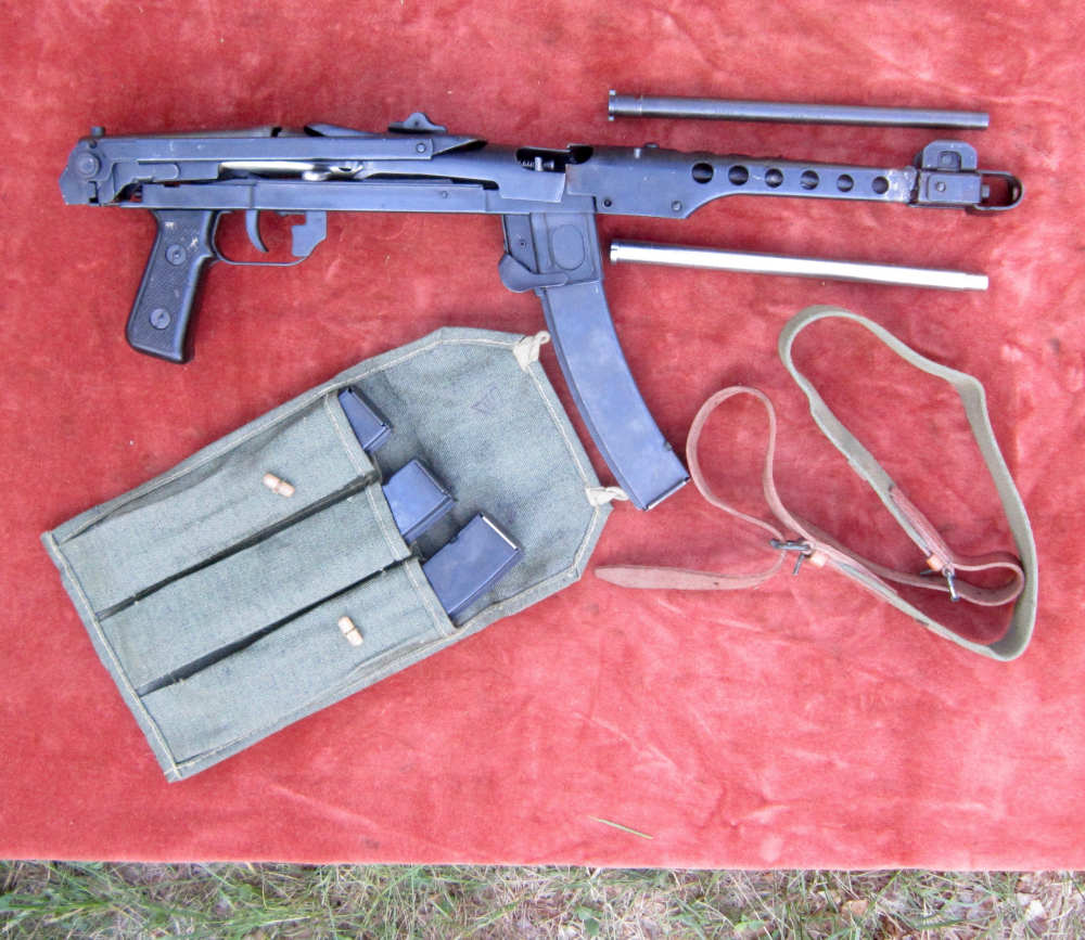 PPS43 folder parts kit full receiver,9mm or7.62 barrel,4 mags,sling,carrier-img-3