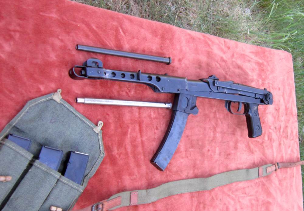 PPS43 folder parts kit full receiver,9mm or7.62 barrel,4 mags,sling,carrier-img-1
