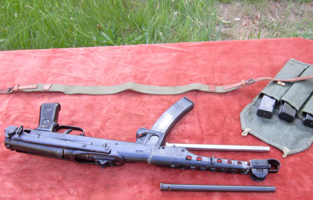 PPS43 folder parts kit full receiver,9mm or7.62 barrel,4 mags,sling,carrier-img-8