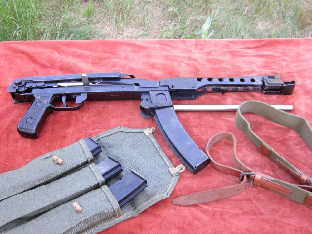 PPS43 folder parts kit full receiver,9mm or7.62 barrel,4 mags,sling,carrier-img-17