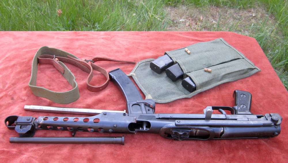 PPS43 folder parts kit full receiver,9mm or7.62 barrel,4 mags,sling,carrier-img-7