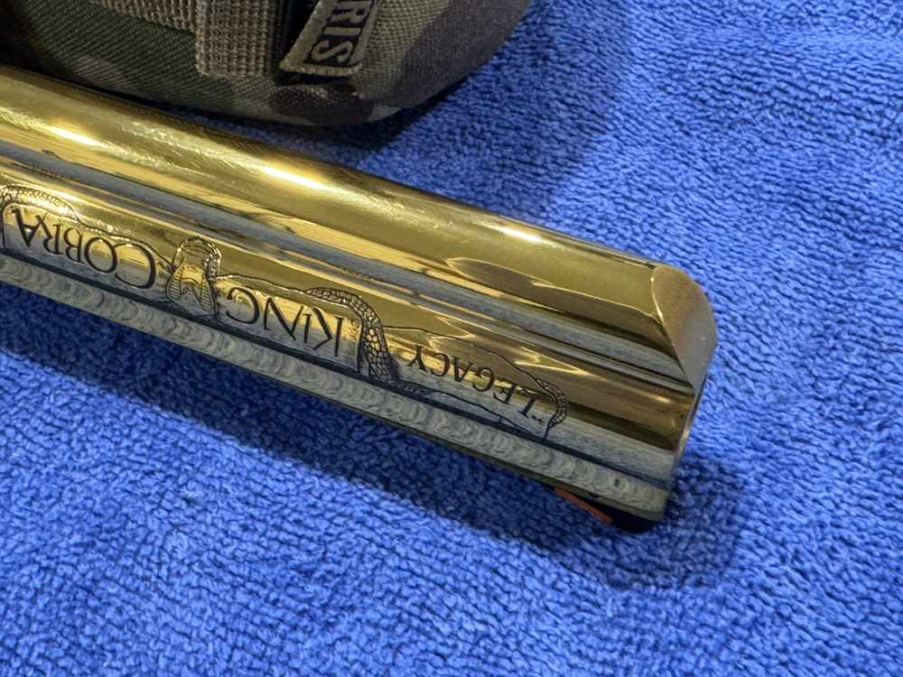 COLT KING COBRA 357 MAGNUM LEGACY EDITION GOLD PLATED NIB 1 OF 1000 (J-24)-img-30