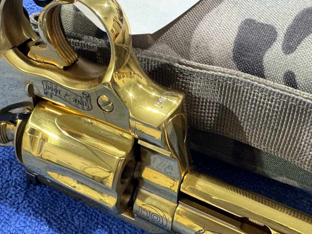 COLT KING COBRA 357 MAGNUM LEGACY EDITION GOLD PLATED NIB 1 OF 1000 (J-24)-img-28