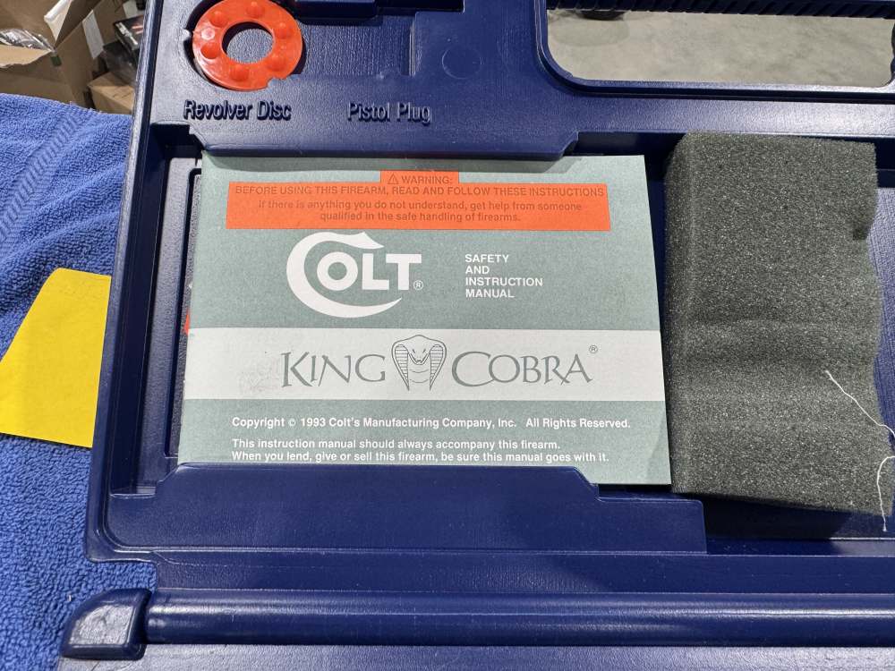 COLT KING COBRA 357 MAGNUM LEGACY EDITION GOLD PLATED NIB 1 OF 1000 (J-24)-img-3