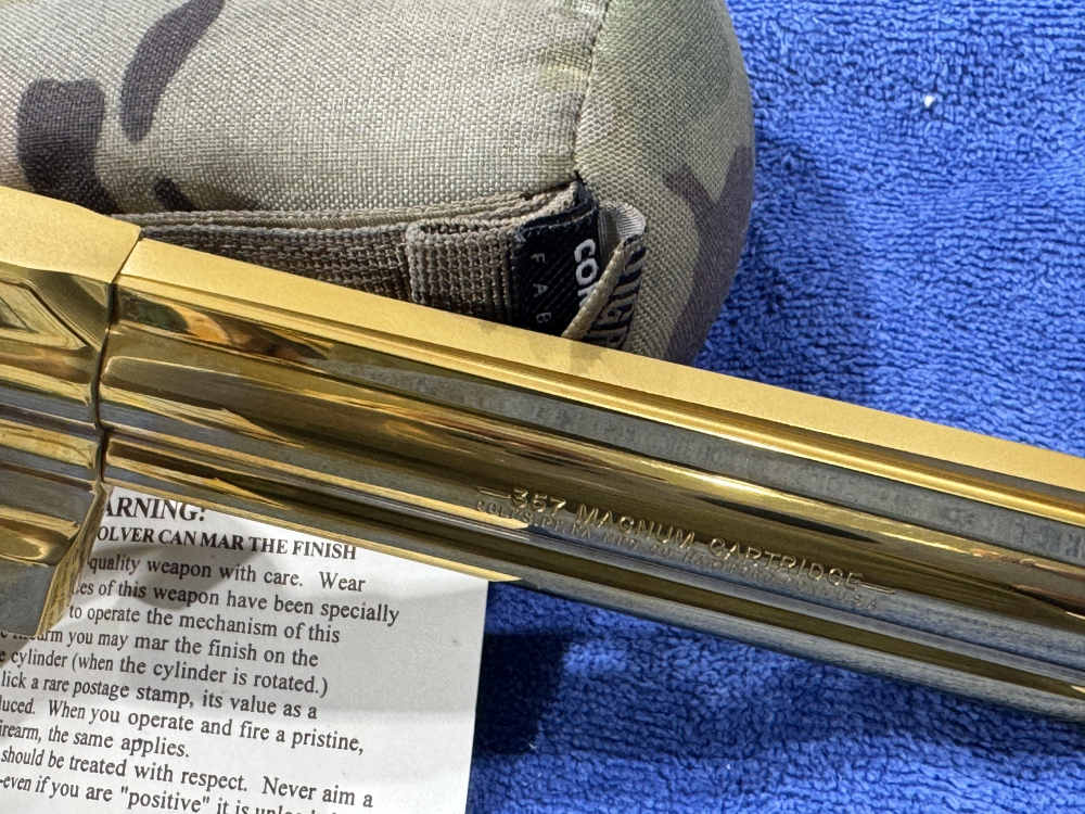COLT KING COBRA 357 MAGNUM LEGACY EDITION GOLD PLATED NIB 1 OF 1000 (J-24)-img-23