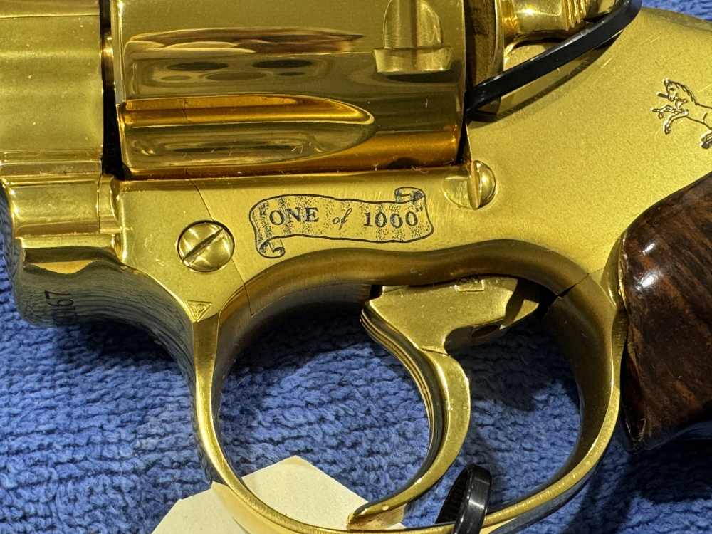 COLT KING COBRA 357 MAGNUM LEGACY EDITION GOLD PLATED NIB 1 OF 1000 (J-24)-img-11