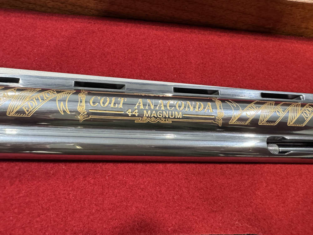 COLT ANACONDA 44 MAG AMERICAN HISTORICAL ASSOC LEGACY GOLD ENGRAVED (J-29)-img-6