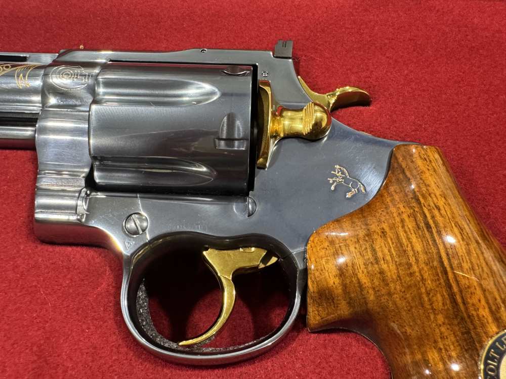 COLT ANACONDA 44 MAG AMERICAN HISTORICAL ASSOC LEGACY GOLD ENGRAVED (J-29)-img-4