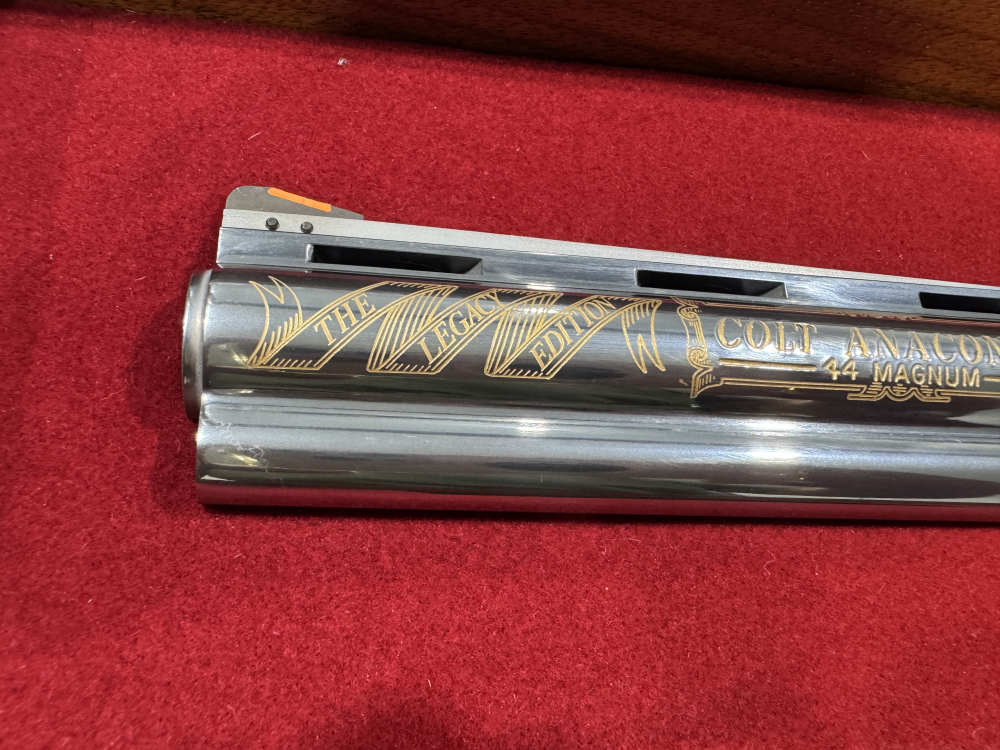 COLT ANACONDA 44 MAG AMERICAN HISTORICAL ASSOC LEGACY GOLD ENGRAVED (J-29)-img-7