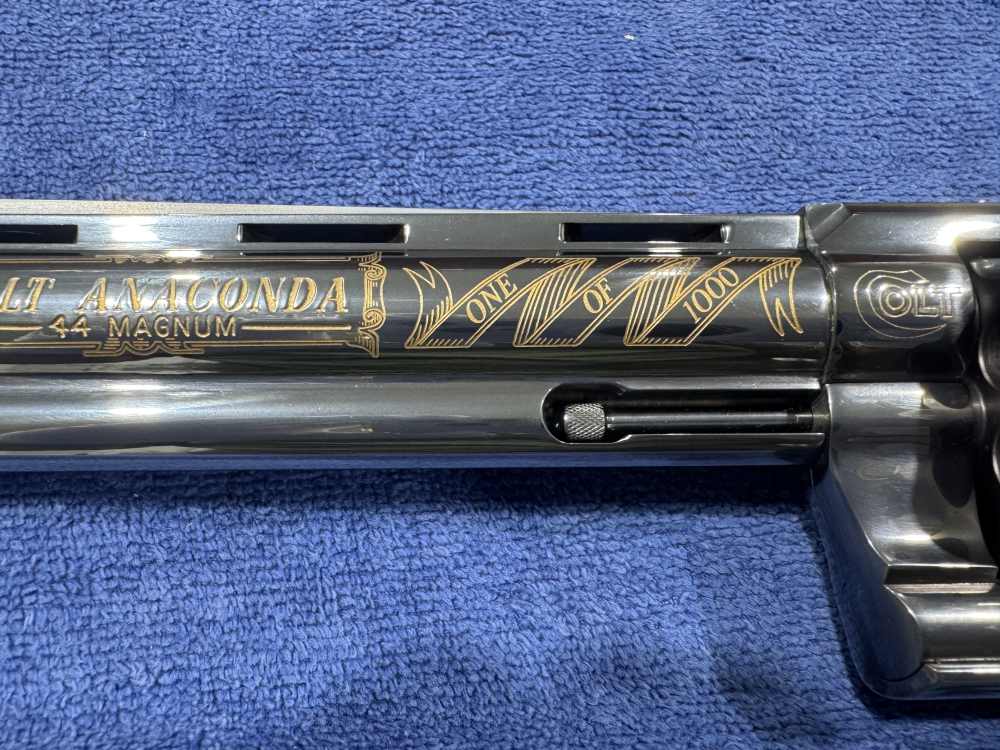 COLT ANACONDA 44 MAG AMERICAN HISTORICAL ASSOC LEGACY GOLD ENGRAVED (J-29)-img-15