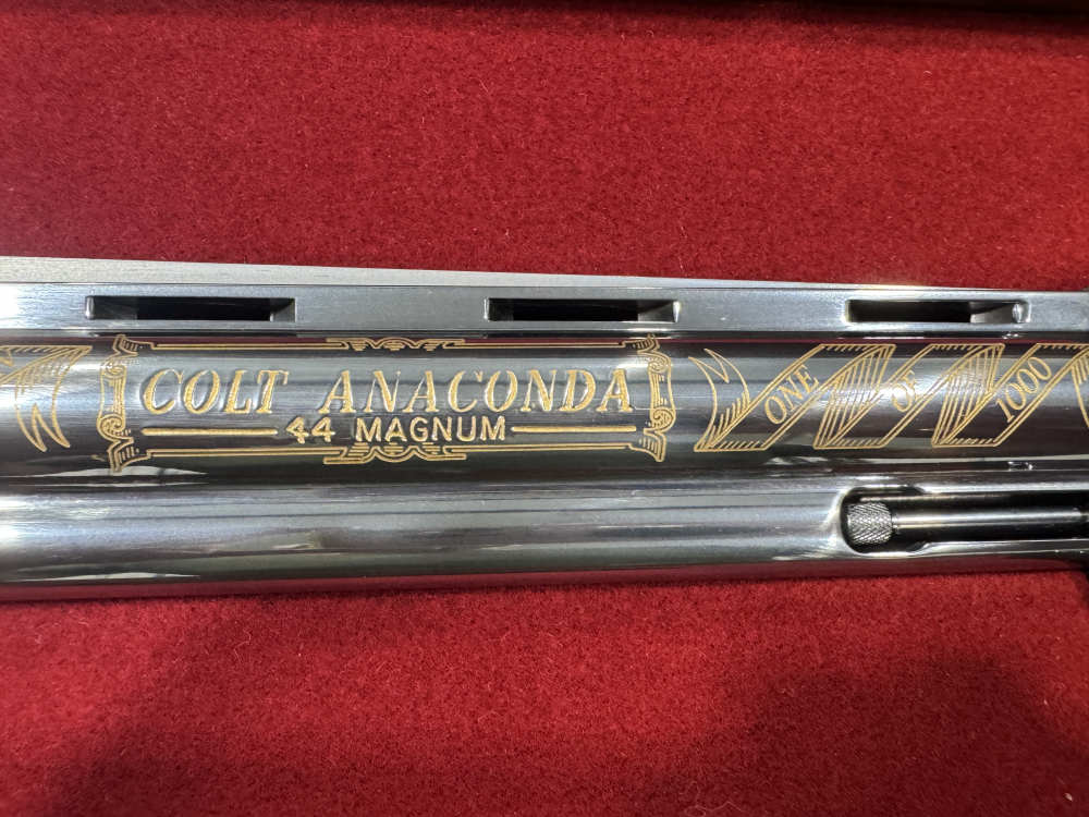 COLT ANACONDA 44 MAG AMERICAN HISTORICAL ASSOC LEGACY GOLD ENGRAVED (J-29)-img-9