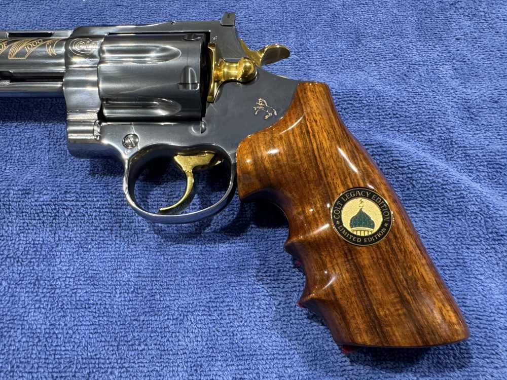 COLT ANACONDA 44 MAG AMERICAN HISTORICAL ASSOC LEGACY GOLD ENGRAVED (J-29)-img-13