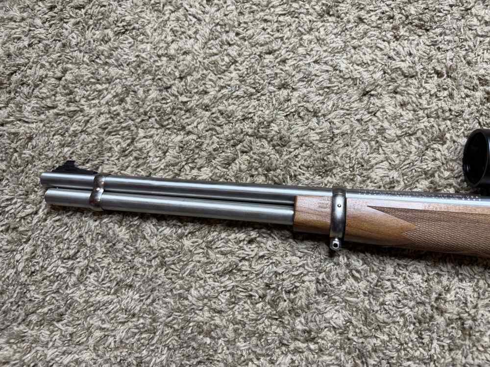 Like new Marlin 336ss 30-30 wood stainless w/ scope BEAUTIFUL! TRADES!-img-8