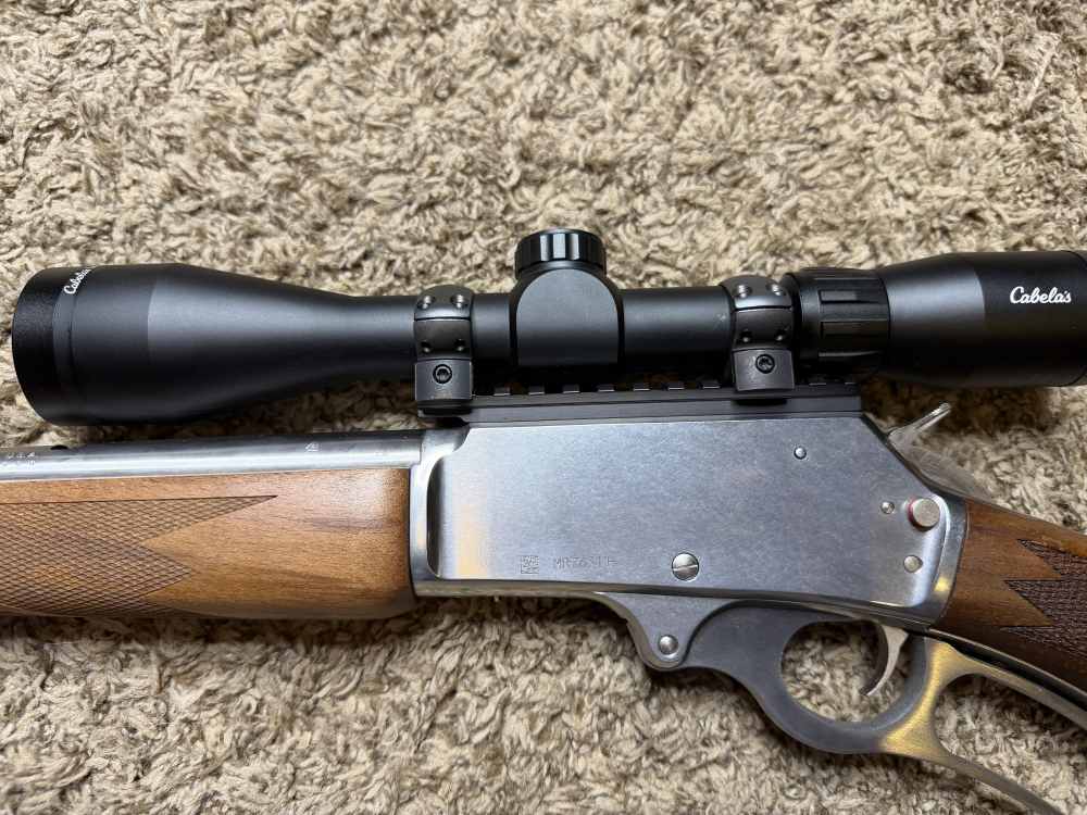 Like new Marlin 336ss 30-30 wood stainless w/ scope BEAUTIFUL! TRADES!-img-7