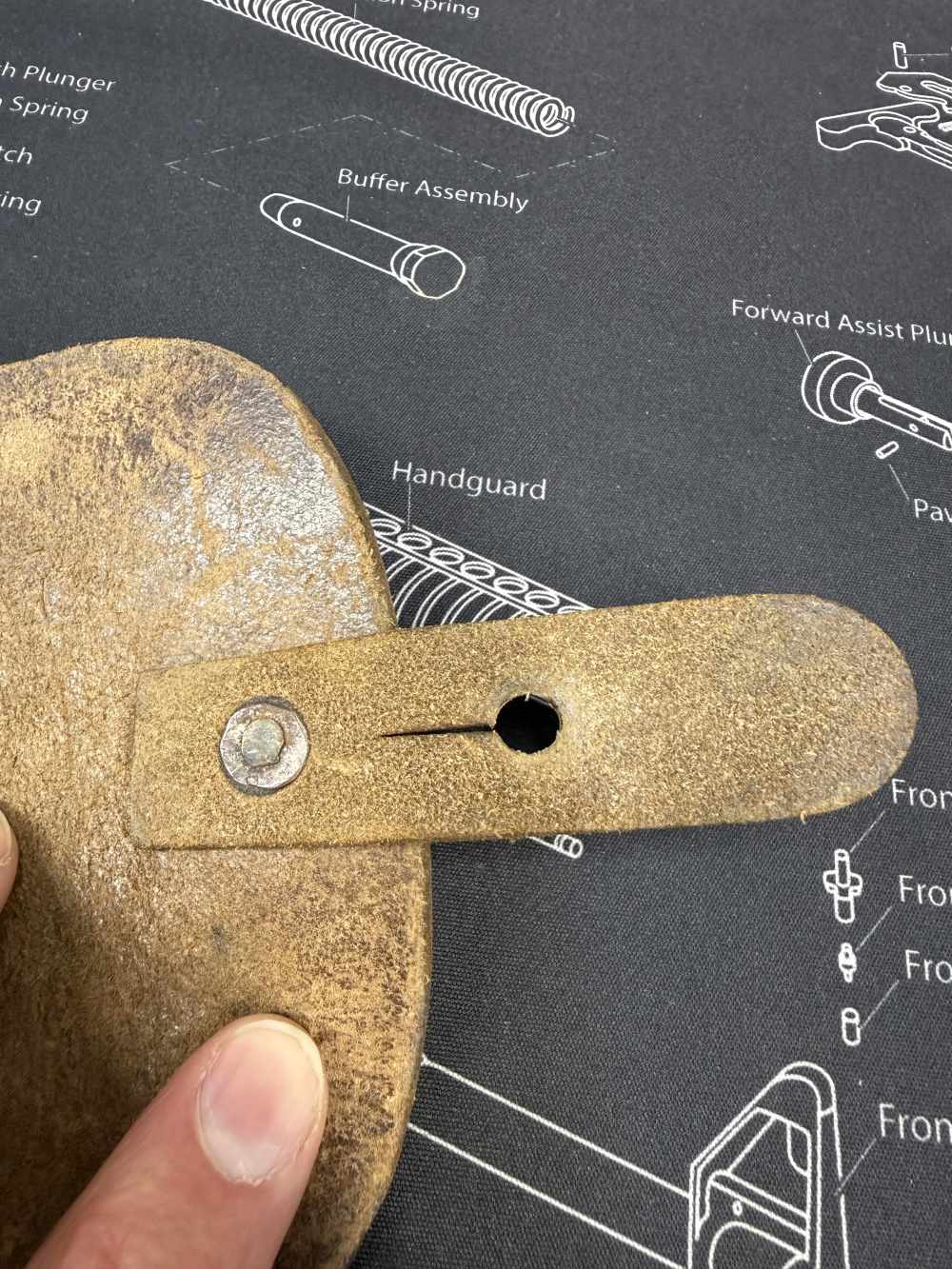 OK 1942 WWII German CZ-27 Holster CZ27 7.65 Cal Shows Use-img-14
