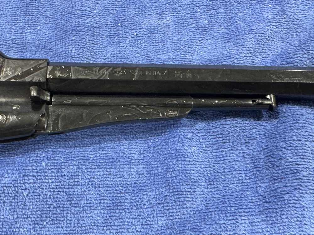 PIETTA 1858 REMINGTON STEEL 44 BLACK POWDER PISTOL - NEW IN BOX (J-25)-img-7