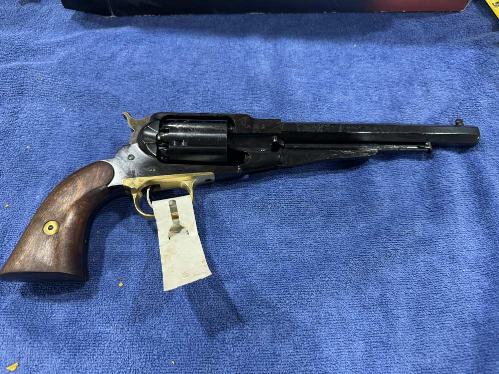 PIETTA 1858 REMINGTON STEEL 44 BLACK POWDER PISTOL - NEW IN BOX (J-25)-img-4
