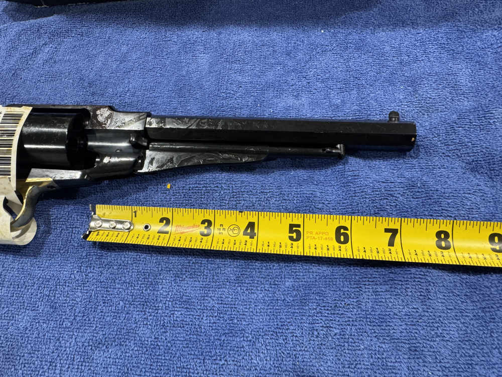PIETTA 1858 REMINGTON STEEL 44 BLACK POWDER PISTOL - NEW IN BOX (J-25)-img-10