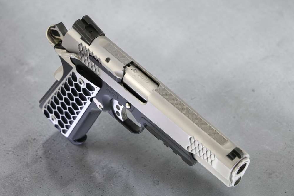 PENNY AUCTION SK Guns S&W 1911TA E Series 45acp Black, Nickel, Polished-img-7