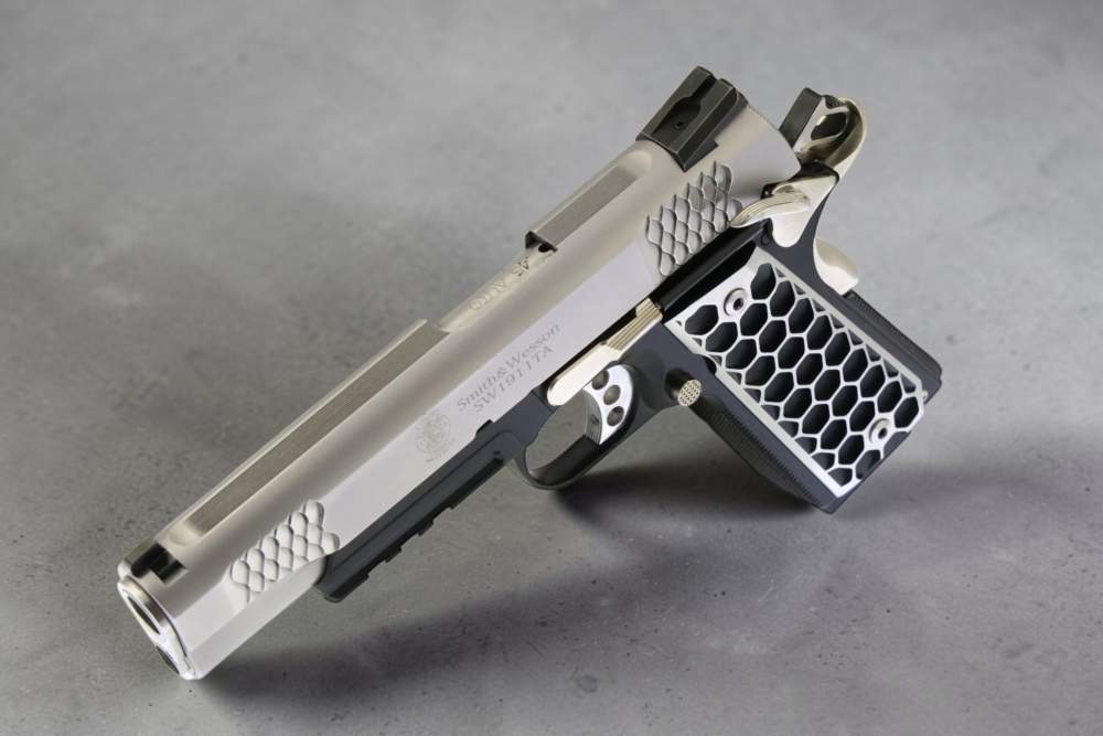 PENNY AUCTION SK Guns S&W 1911TA E Series 45acp Black, Nickel, Polished-img-8