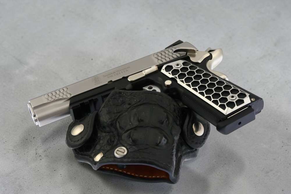PENNY AUCTION SK Guns S&W 1911TA E Series 45acp Black, Nickel, Polished-img-13