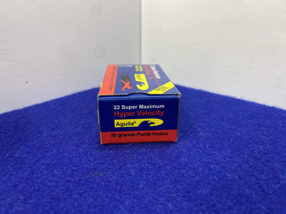 50 Rounds Aguila .22 LR Super Maximum 30Gr HP Ammunition *HYPER VELOCITY*-img-6
