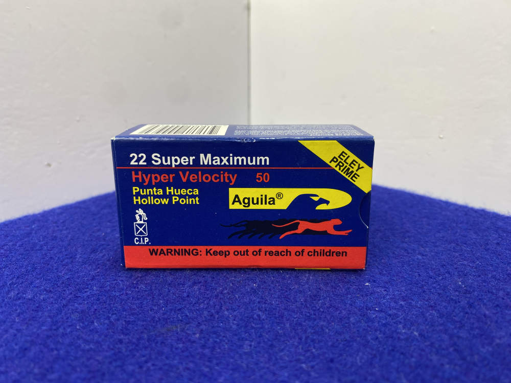 50 Rounds Aguila .22 LR Super Maximum 30Gr HP Ammunition *HYPER VELOCITY*-img-3