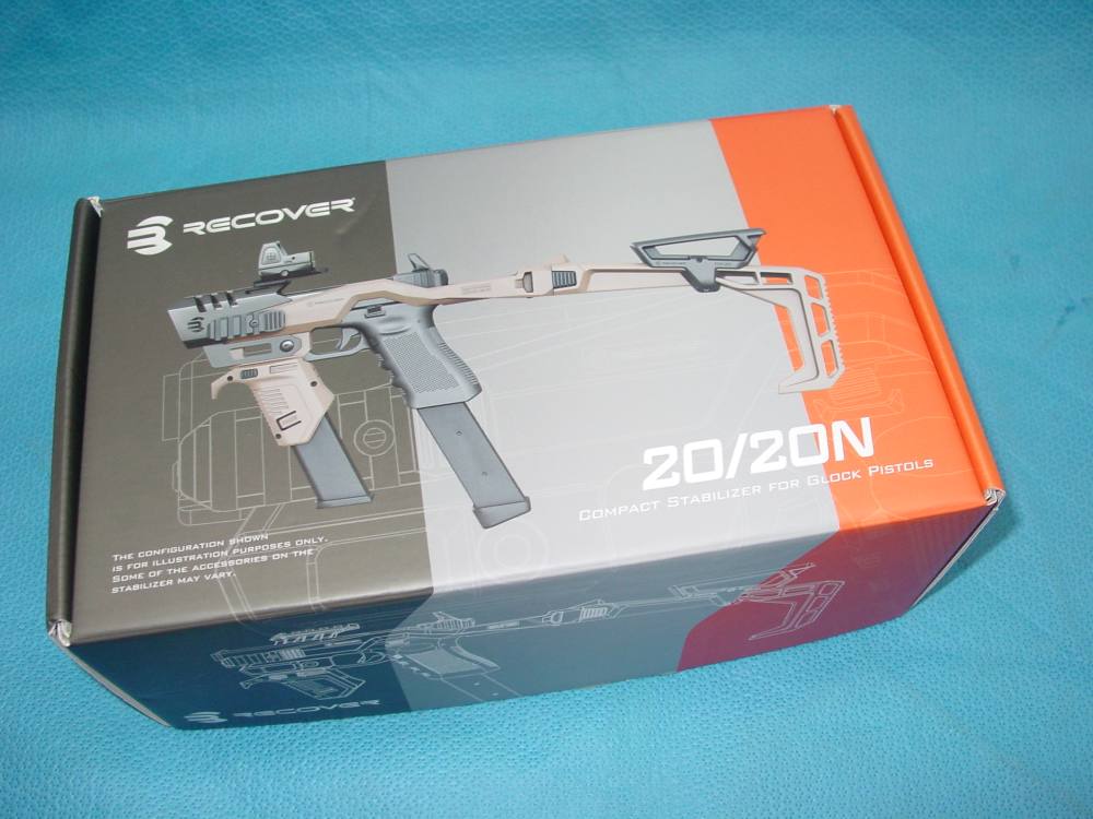 Recover Tactical 20/20N Stabilizer Brace Kit and Upper Rail for Glock-img-0