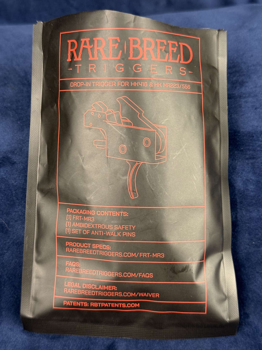 Rare Breed FRT-MR3 Forced Reset Trigger for HK MR556 A1 A4 $0.01 start!-img-0