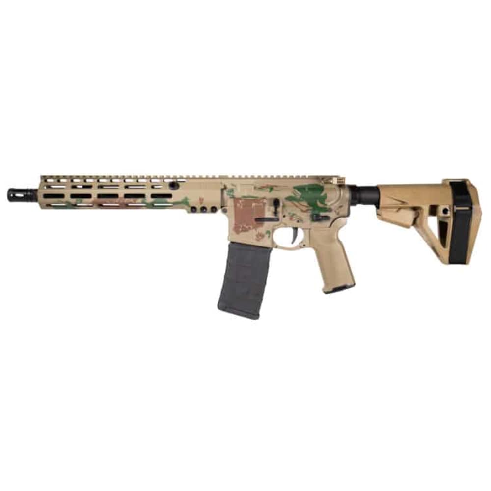 Sons of Liberty Gun Works OB1 Craighead 5.56 11.5" Pistol – Tan/Camo-img-0