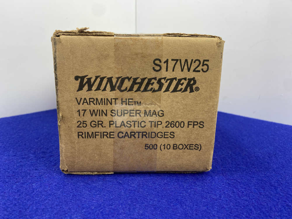 500Rds Winchester .17 WSM Varmint HE 25 Grain Plastic Tip *500 ROUND LOT*-img-6