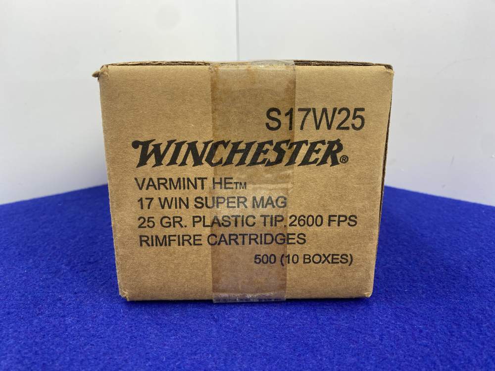 500Rds Winchester .17 WSM Varmint HE 25 Grain Plastic Tip *500 ROUND LOT*-img-4