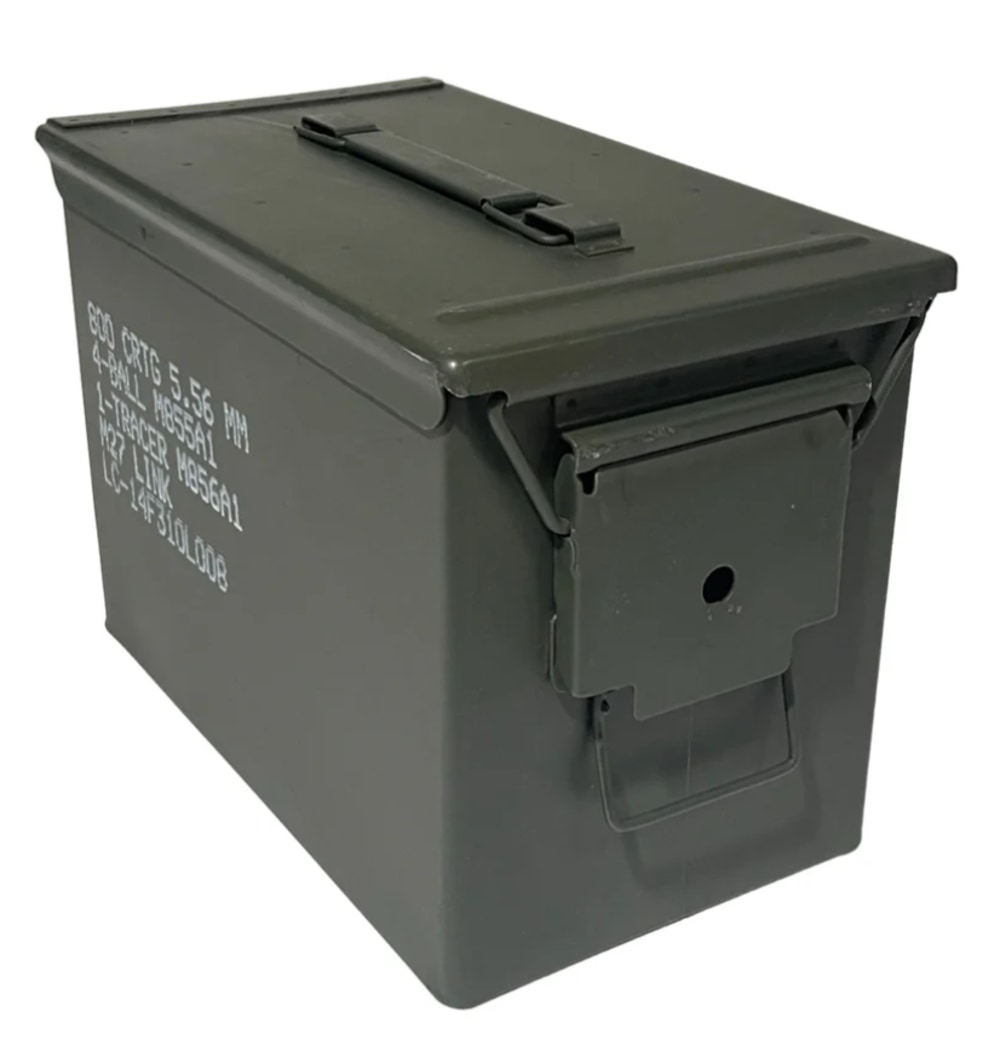 Ammo Can Man PA-108 (FAT 50) Grade 1 w/ Stenciling Olive Drab Green Large-img-0