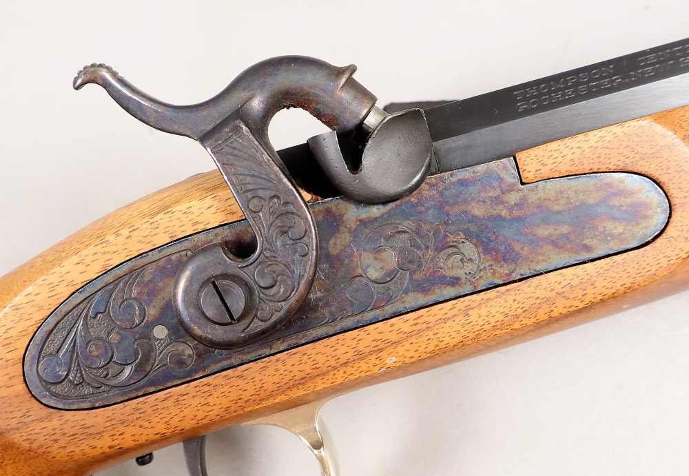 THOMPSON CENTER 50 Cal HAWKEN RIFLE UNFIRED ? MINT BORE VERY NICE -img-29