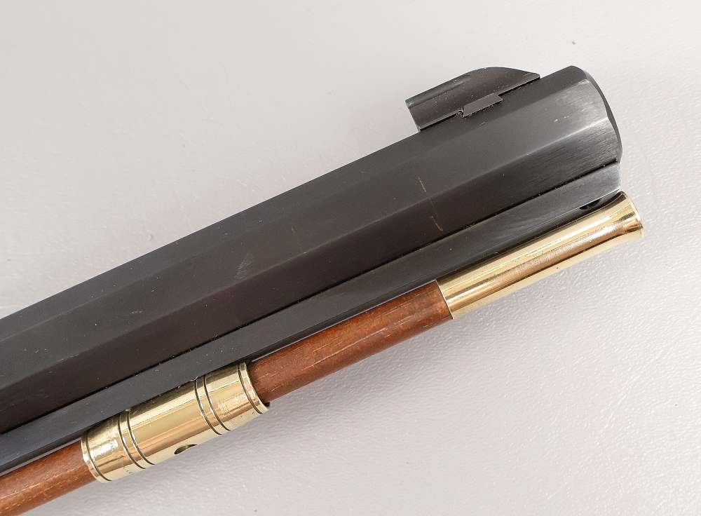 THOMPSON CENTER 50 Cal HAWKEN RIFLE UNFIRED ? MINT BORE VERY NICE -img-52