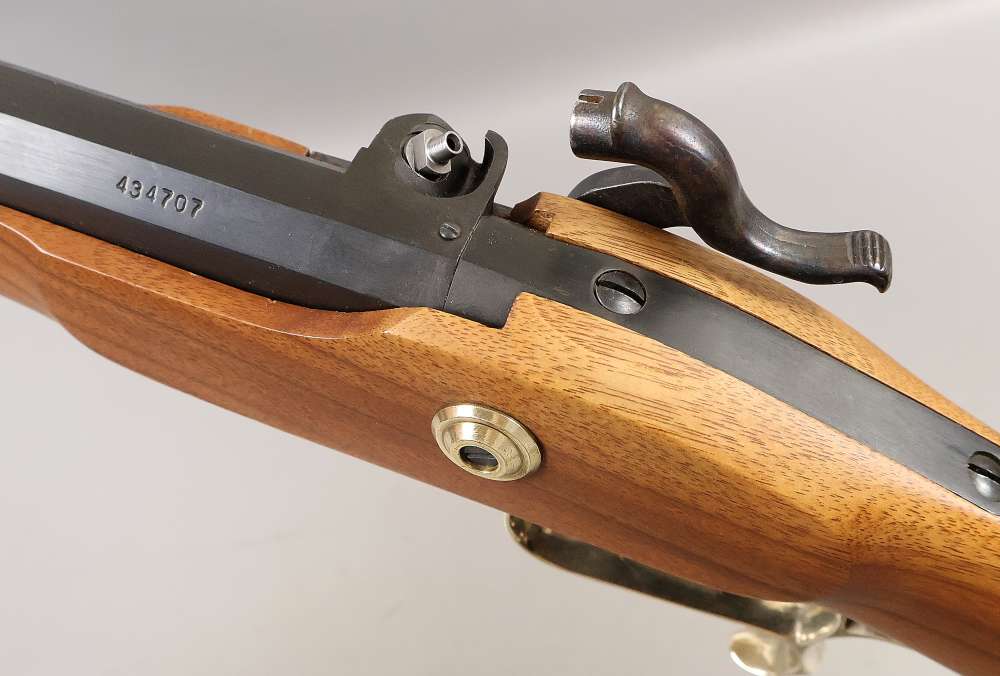 THOMPSON CENTER 50 Cal HAWKEN RIFLE UNFIRED ? MINT BORE VERY NICE -img-26