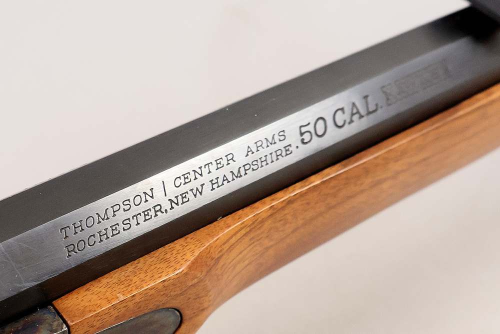 THOMPSON CENTER 50 Cal HAWKEN RIFLE UNFIRED ? MINT BORE VERY NICE -img-30