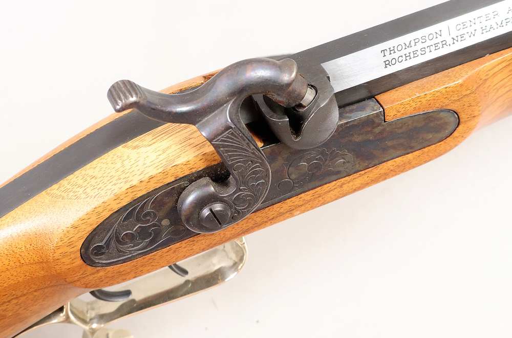 THOMPSON CENTER 50 Cal HAWKEN RIFLE UNFIRED ? MINT BORE VERY NICE -img-25